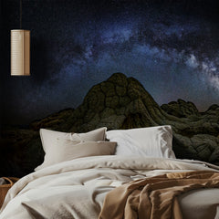 Milky Way Over White Rocks