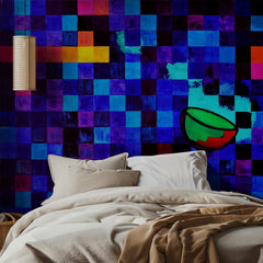 Vibrant Geometric Bowl