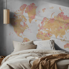 Watercolor World Map