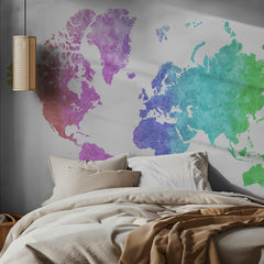 Rainbow World Map