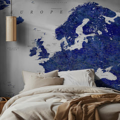 Watercolor Europe Map