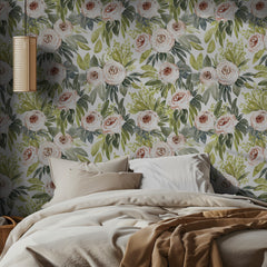 Blommor Ananada watercolor botanical pattern – kvalitetsprodukt för ett vackrare och mer hållbart hem