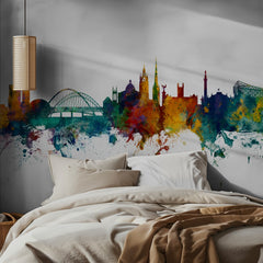 Vibrant Newcastle Skyline