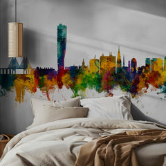 Colorful Malmö Skyline