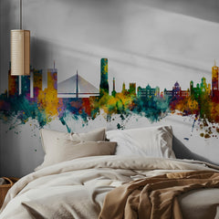 Vibrant Belgrade Skyline