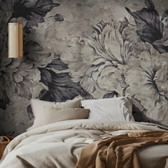 Classic Monochrome Peonies
