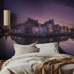 Twilight Canal Reflections