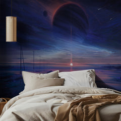 Cosmic Ocean Sunset