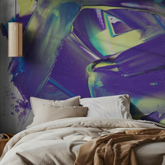 Vibrant Fluid Paint Strokes