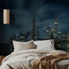 Shanghai Skyline at Night