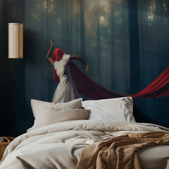 Enchanted Forest Red Dress