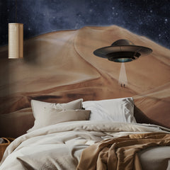 UFO Over Desert Dunes