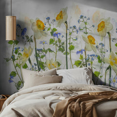 Spring Daffodils and Blues
