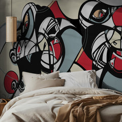 Abstract Cubist Faces