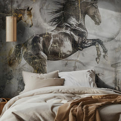 Mythological Horse Moonlight
