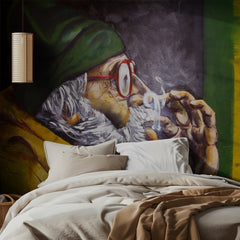 Smoking Rasta Man