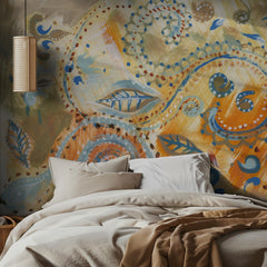 Vibrant Bohemian Paisley Swirls