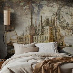 Steampunk City Clock