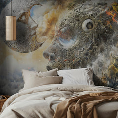Surreal Moon Train Dream