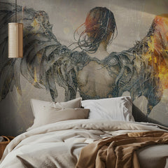 Burning Angel Wings