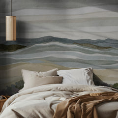 Abstract Coastal Serenity