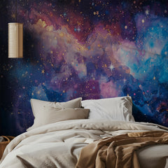 Vibrant Cosmic Nebula