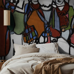 Colorful Abstract Crowd