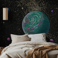 Swirling Cosmic Planet