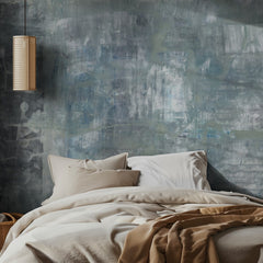 Serene Blue Gray Abstract