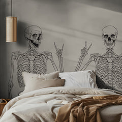 Rock and Peace Skeletons