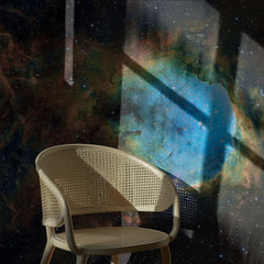 Celestial Blue Nebula