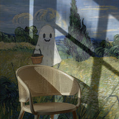 Cute Ghosts in Field