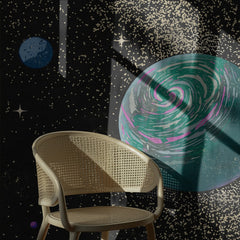 Swirling Cosmic Planet
