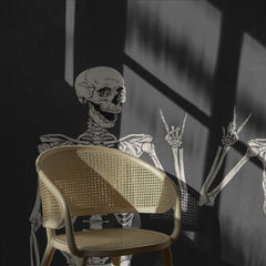Skeletons Rock Peace Signs