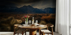 Golden Desert Landscape