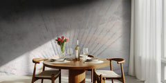 monster Gold sun rays mural concrete – kvalitetsprodukt för ett vackrare och mer hållbart hem