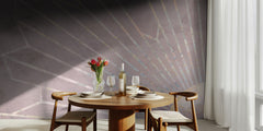 monster Gold geometric sun rays mural pink – kvalitetsprodukt för ett vackrare och mer hållbart hem