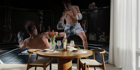 KnockOut - Kraftfullt fototapet med boxning och kampsport by Marcel Egger