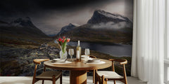 Dramatic Mountain Valley Lake