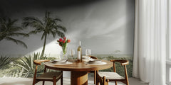 Vintage Tropical Beach Path