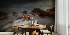 Misty Rocky Coast