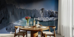 Frozen Winter Waterfall