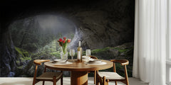 Misty Forest Cave Arch