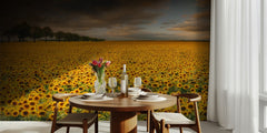 Golden Sunflower Field