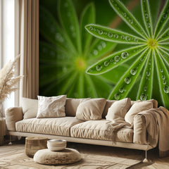 Fresh Green Dewdrops