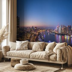 Shanghai Night Skyline