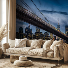 Brooklyn Bridge Night Lights