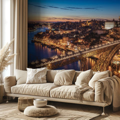 Vibrant Porto City Evening