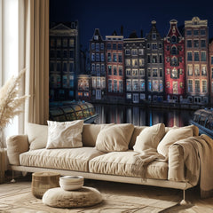 Amsterdam Canal Night
