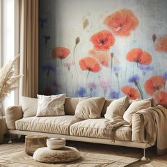 Soft Poppy Meadow